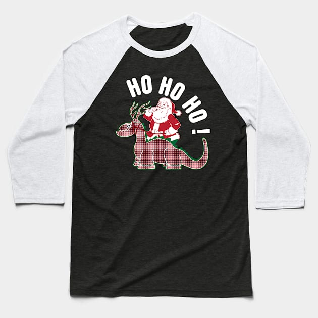 Ho_Ho_Ho_Unisex Christmas T-Shirts-Christmas t-shirts funny Baseball T-Shirt by GoodyBroCrafts